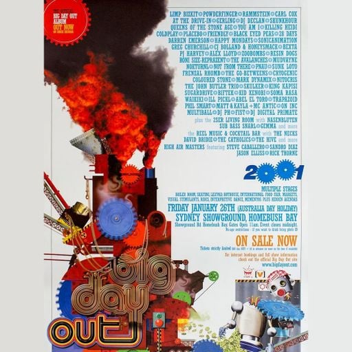 Carl Cox at Big Day Out (Sydney-Australia) - 26 January 2001