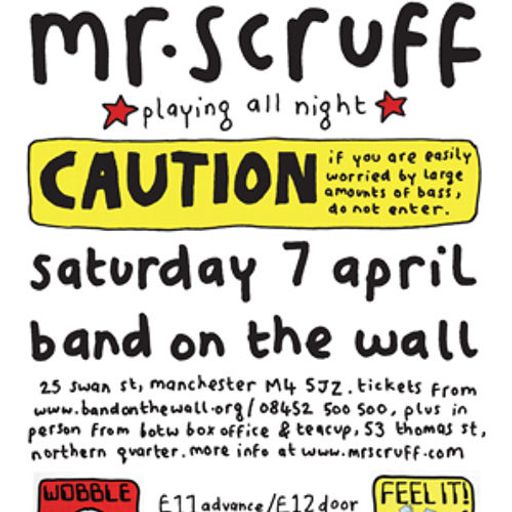 Mr Scruff live DJ mix from Band On The Wall, Manchester, Saturday April 7th 2012