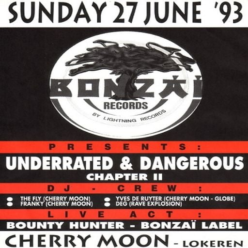 Yves De Ruyter & Deg at "Underrated & Dangerous 2" @ Cherry Moon (Lokeren - Belgium) - 27 June 1993