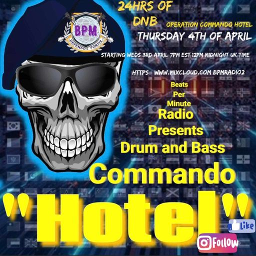 Biscuit-Drum and Bass Commando 8-Operation Hotel-Live on Beats Per Minute Radio Ch. 2 4.4.2024