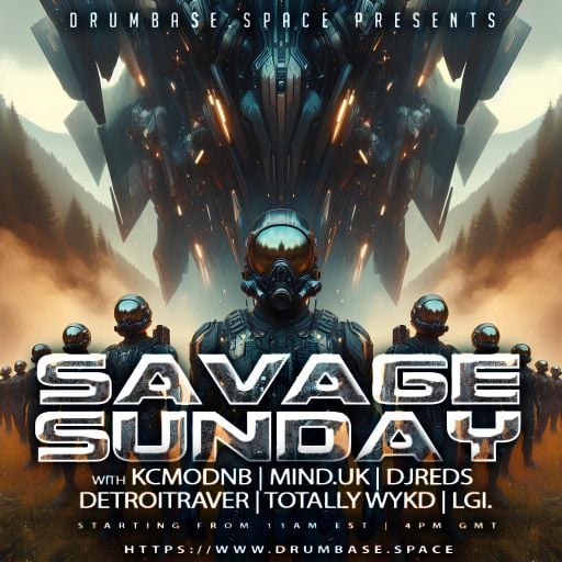 Mind (UK) - Drumbase.space - LIVE Savage Sunday - Deranged Circuitry