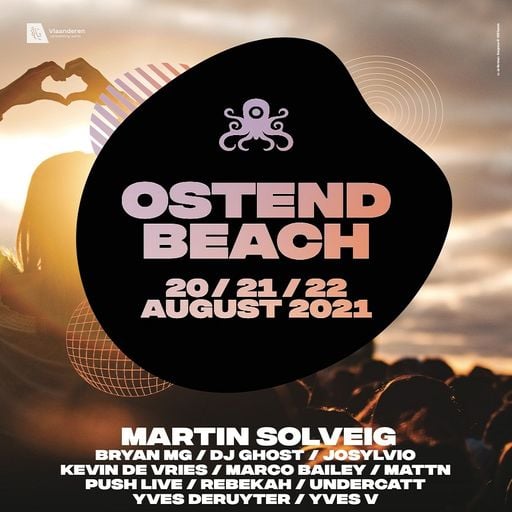 Dimaro & Yves V at "Clubbing Saturday" @ Ostend Beach (Belgium) - 21 August 2021
