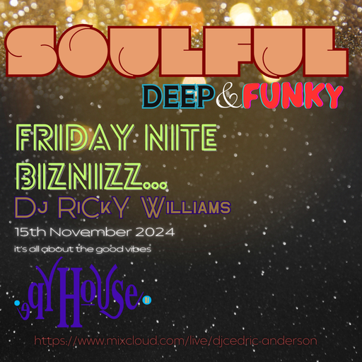 SD&F Friday Nite Biznizz... Dj Ricky Williams 15NOV2024 [Debut Show]