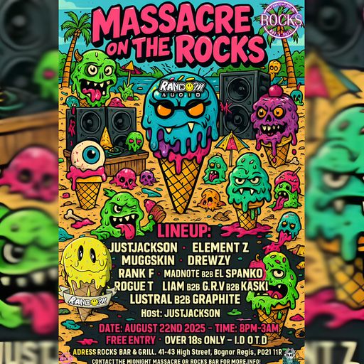KASKI B2B L-IAM live from bognor FOR MASSACRE ON THE ROCKS 22/8/25