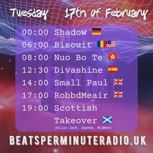 Biscuit- Tuesday Drum and Bass Crunch- Live on Beats Per Minute Radio 17.2.2026