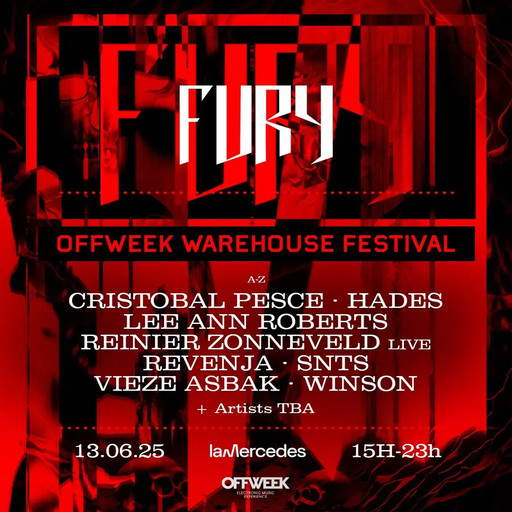 Reinier Zonneveld LIVE at Fury x Offweek Warehouse Festival (Madrid-Spain) - 13 June 2025