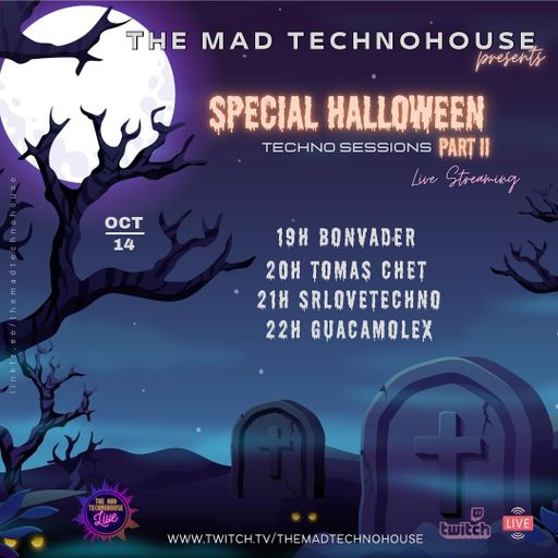 DJ Tomas Chet - LIVE on The Mad Techno House 2023.10.14