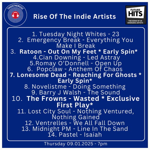 Rise Of The Indie Artists 09.01.25 #107