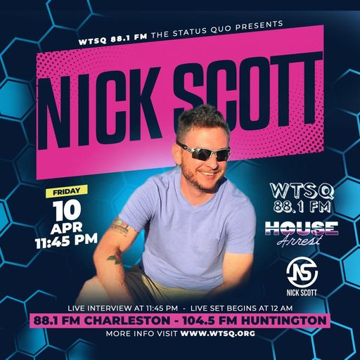 88.1 FM WTSQ (Charleston, WV) House Arrest 4/10/20