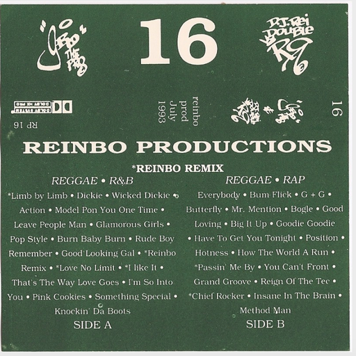 DJ Rei Double R & G-Bo The Pro - Tape #16 (1993)