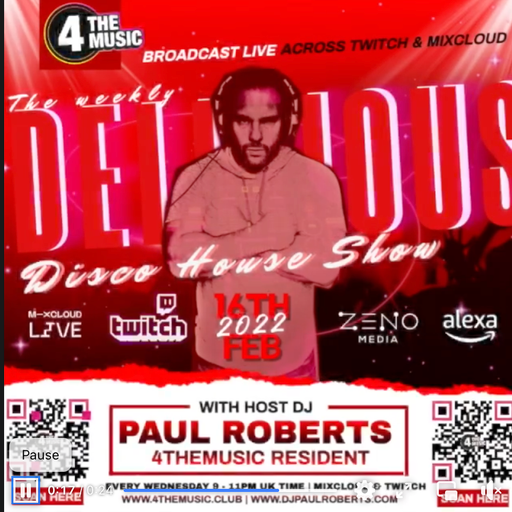 Paul Roberts - 4TM Exclusive - Delicious Disco House Music Show - Feb 16th 2022