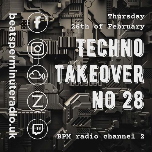 Biscuit- Techno Takeover no. 28-Live on Beats Per Minute Radio Ch. 2-26.2.2026