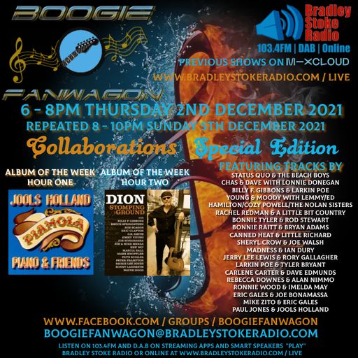 Boogie Fanwagon 2nd December 2021. Collaborations Special.