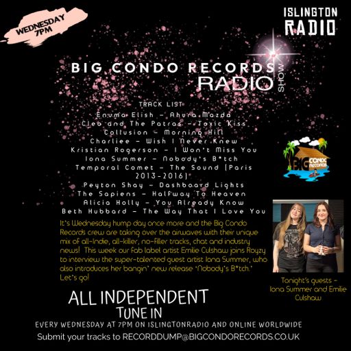 Big Condo Records Radio Show: Iona Summer (13/11/2024)