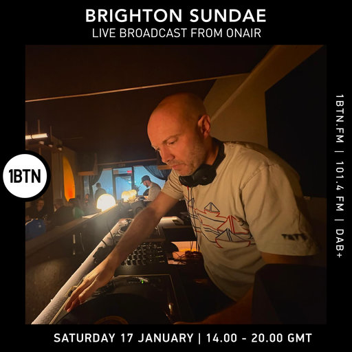 Brighton Sundae Takeover live broadcst from Onair - 17.01.26