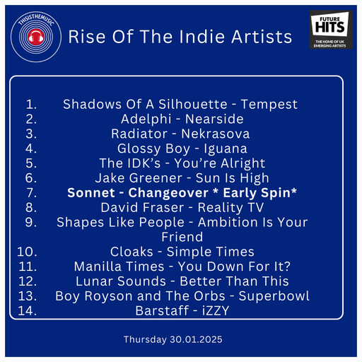 Rise Of The Indie Artists 30.01.25 #110
