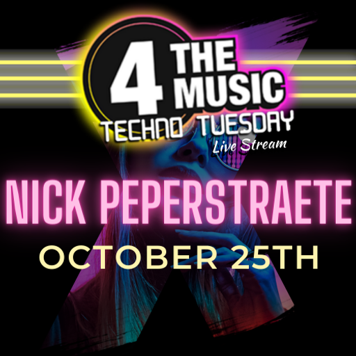 Nick Peperstraete - 4TM Exclusive - Techno Tuesday 25/10/22  08-09 PM