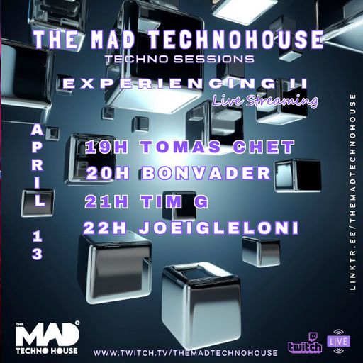 DJ Tomas Chet - LIVE on The Mad Techno House 2024.04.13