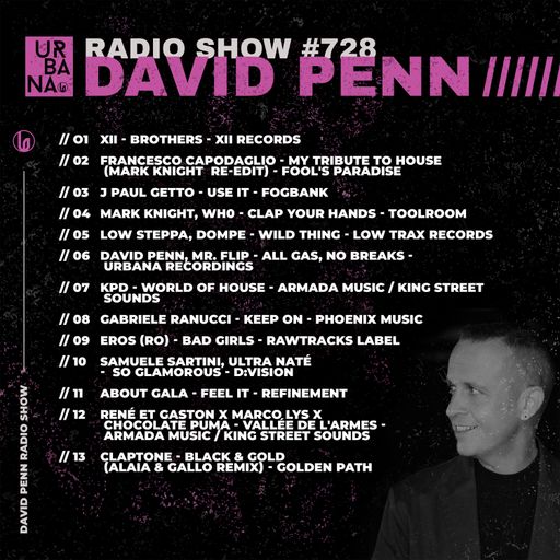 Urbana Radio Show by DAVID PENN #728
