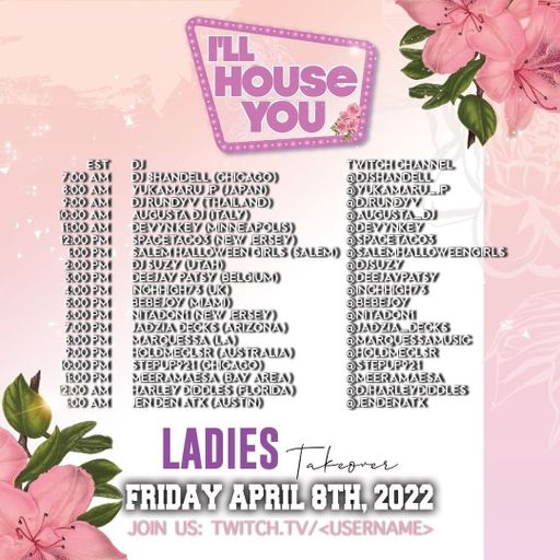 I'll House You Raid Train Ladies Edition 8th April 2022