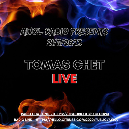 Dj Tomas Chet - Live on Awol radio 2023.11.21