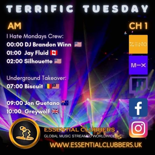 Biscuit-Underground Takeover Tuesday-Techno-Live on Essential Clubbers Radio 11.10.2022