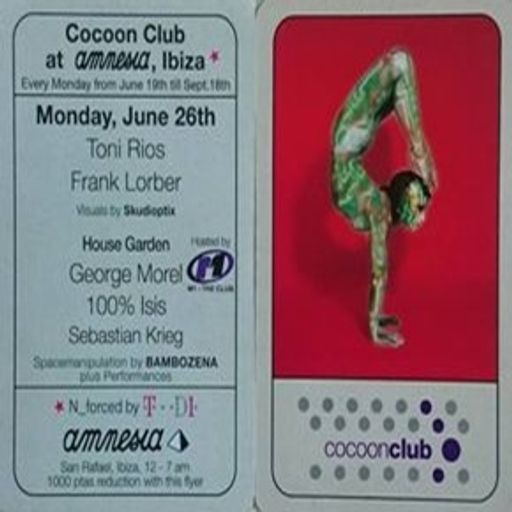 Frank Lorber at "Cocoon Club" @ Amnesia (San Rafael - Ibiza) - 26 June 2000