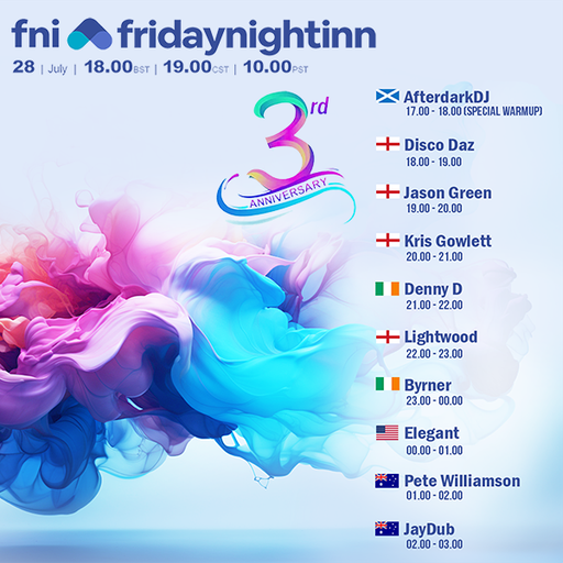 fni's 3rd Birthday: Day 1 - FridayNightInn (28th July 2023)