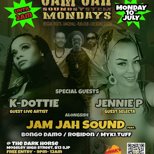 Jam Jah Mondays Live from the Dark Horse, Moseley - 10th July 23 - ft K Dottie & Jennie P