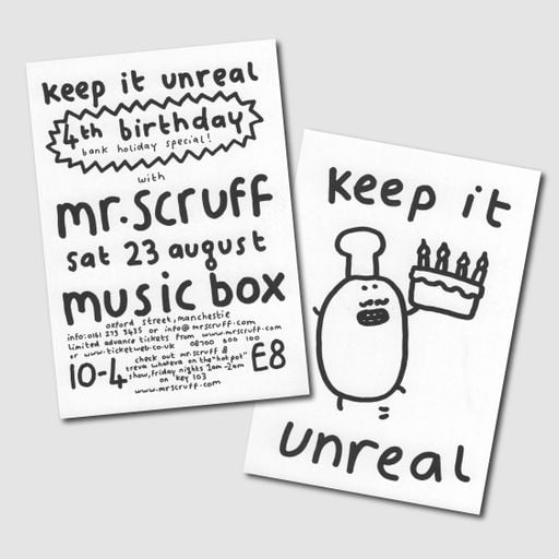 Mr. Scruff [Archive Mix] - Keep It Unreal 4th Birthday at Music Box, Manchester (August 2003)