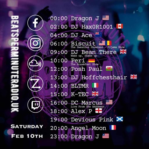 Biscuit-Saturday Pajama Show-Live on Beats Per Minute Radio 10.2.2024