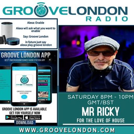 Mr Ricky - A Journey into House mix - Groove London Radio 2-9-23