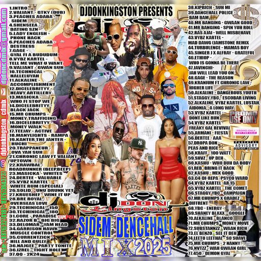 Dancehall Mix 2024, Sidem Ft Vybz Kartel, Shenseea, Alkaline, Chronic Law, Masicka, Teejay