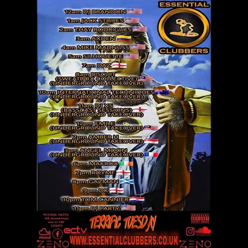 Tom Cannier on Essential Clubbers Radio - Terrific Tuesday 11-05-21