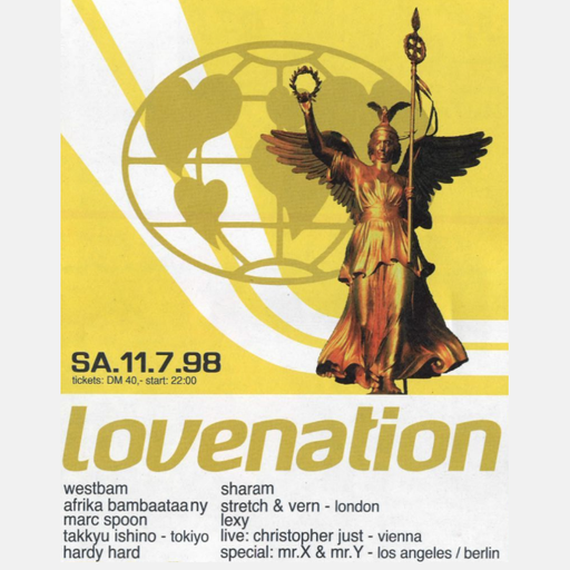 Takkyu Ishino at "Lovenation" @ Arena (Berlin - Germany) - 11 July 1998
