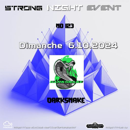 Darksnake Special Techno "Strong Night Event 123" Radio TwoDragons 6.10.2024
