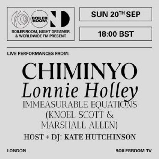 Streaming From Isolation: Lonnie Holley // 20-09-20