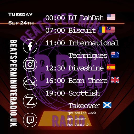 Biscuit- Tuesday Techno Crunch- Live on Beats per Minute Radio 24.9.2024