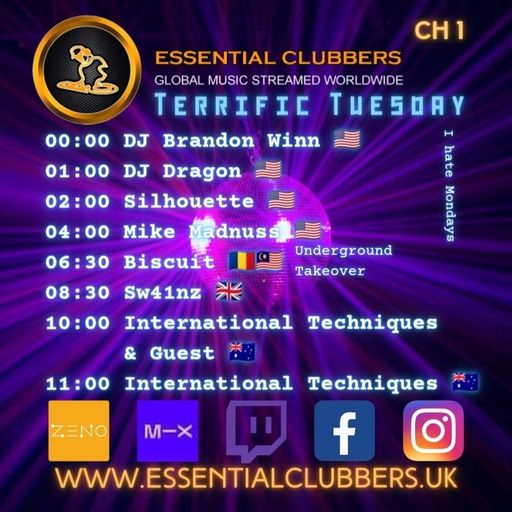 Biscuit-Underground Takeover Tuesday-Valentine Techno-Live on Essential Clubbers Radio 14.2.2023