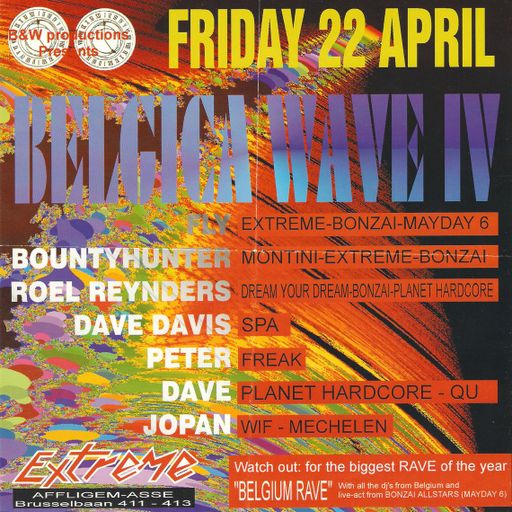 Dave Davis at "Belgica Wave IV" @ Extreme (Affligem-Belgium) - 22 April 1994