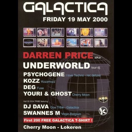 Kozz & Deg at "Galactica" @ Cherry Moon (Lokeren - Belgium) - 19 May 2000