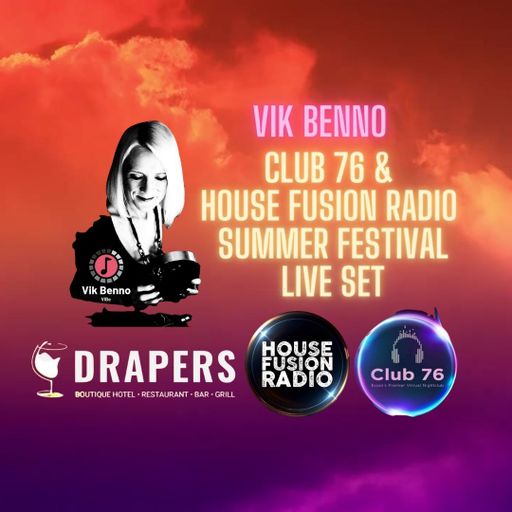 VIK BENNO Club 76 & House Fusion Radio Live Set 16.06.23
