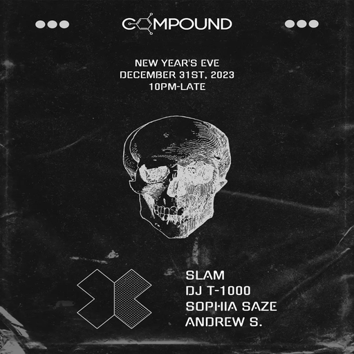 Alan Oldham (DJ T-1000) at "New Years Eve" @ Compound (Los Angeles- USA) - 31 December 2023