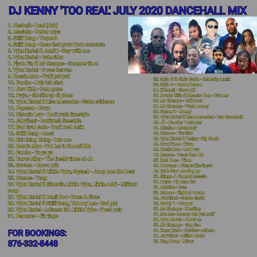 DJ Kenny - Too Real (Dancehall Mix 2020 Ft Nesbeth, Ding Dong, Vybz Kartel, Intence, Dovey Magnum)