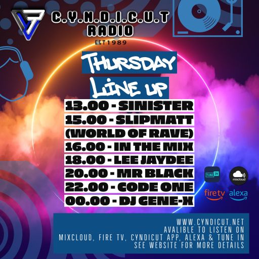 Dj-Sinister - Live On Cyndicut Radio - 12-01-2024