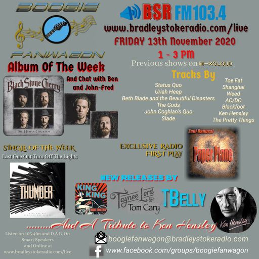 Boogie Fanwagon 13th November 2020