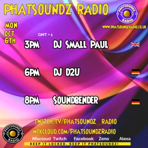 Phatsoundz radio, Monday Club, Vol 6, 06/10/25