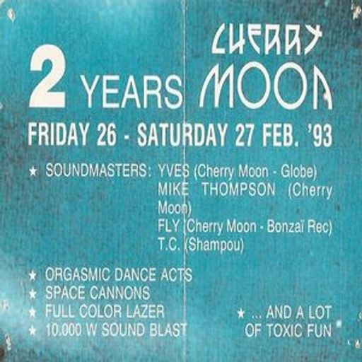 Franky Jones & Frank Struyf at "2 Years Anniversary Party" @ Cherry Moon (Lokeren) -27 February 1993