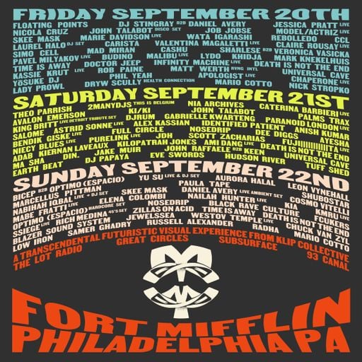 2 Many DJ's at "Making Time Festival" @ Fort Mifflin (Philadelphia-USA) - 21 September 2024