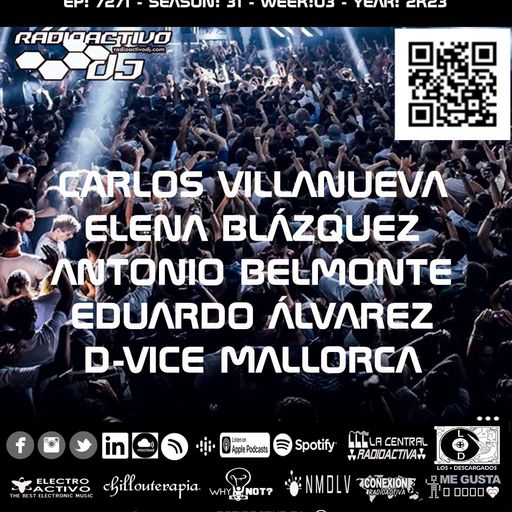 RADIOACTIVO DJ 03-2023 BY CARLOS VILLANUEVA, ELENA BLÁZQUEZ, ANTONIO BELMONTE, E. ÁLVAREZ Y D-VICE